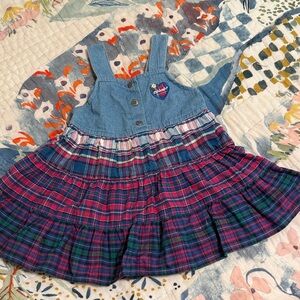 OshKosh B'gosh Blue and Pink Plaid Dress